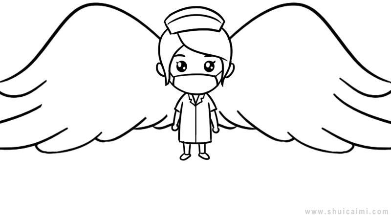 医护人员,再画一对大翅膀;这是一篇关于向白衣天使致敬的手抄报的文章