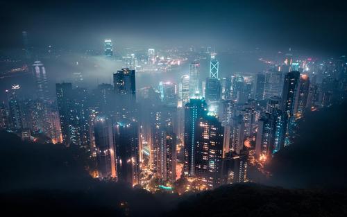 城市夜景1080p超清手机壁纸