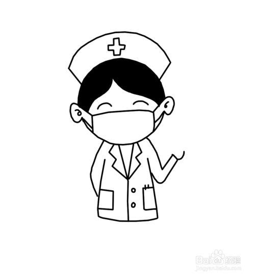 简笔画大全可爱的护士附视频