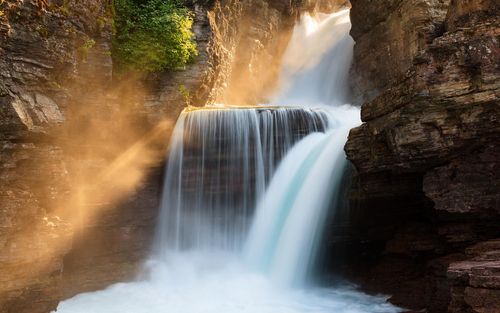 圣玛丽瀑布,冰川国家公园,蒙大纳,美国壁纸,高清图片,壁纸,自然风景