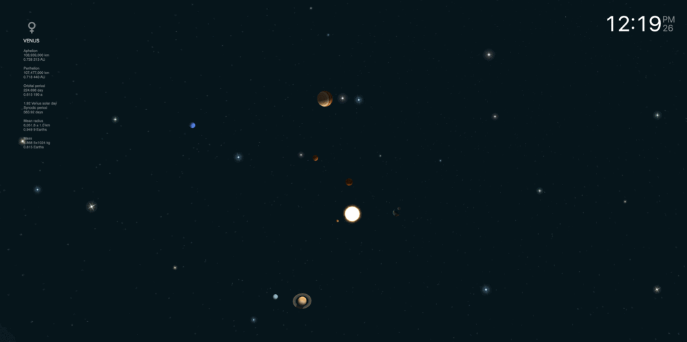 planets live wallpaper for mac(行星动态壁纸软件)
