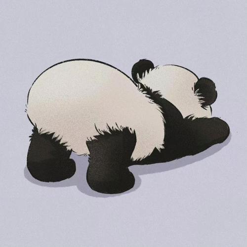 可爱的大熊猫头像