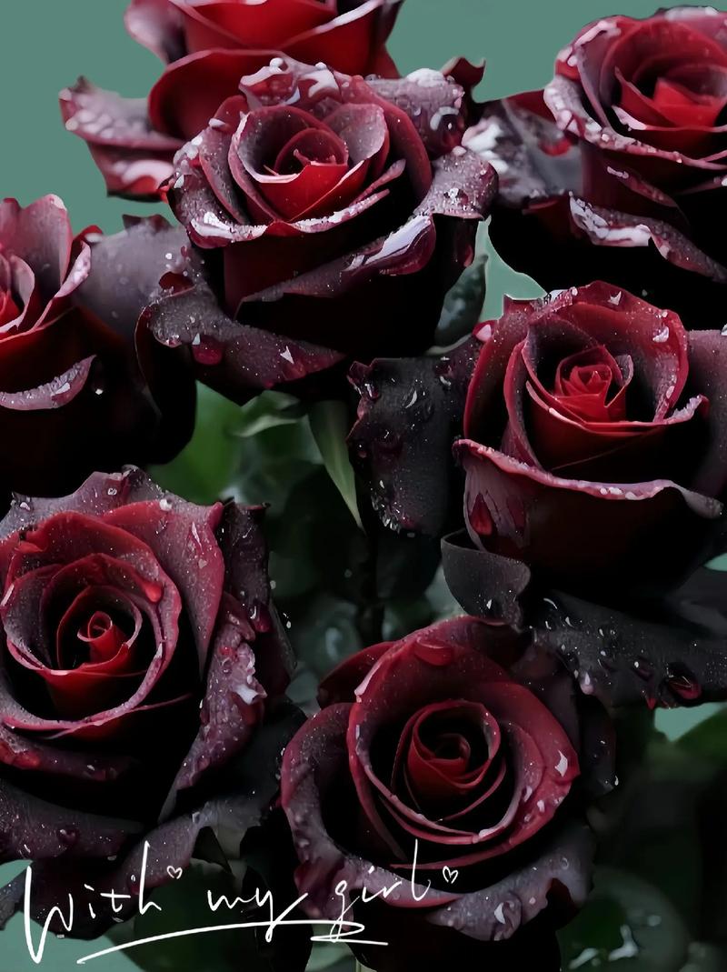 暗黑系玫瑰黑巴克,你爱了吗?暗黑系列黑巴克玫瑰,高端稀有~丝 - 抖音