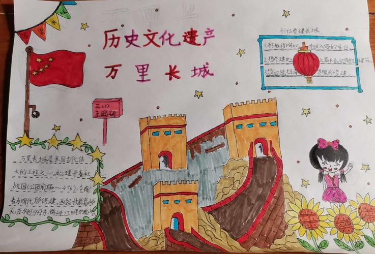 中国历史遗产手抄报图片