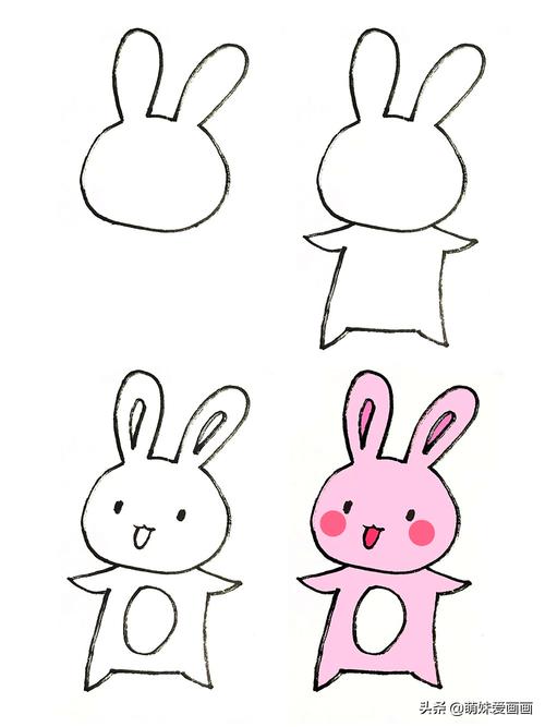 小白兔的简笔画图片大全可爱小白兔的简笔画图片大全可爱简单