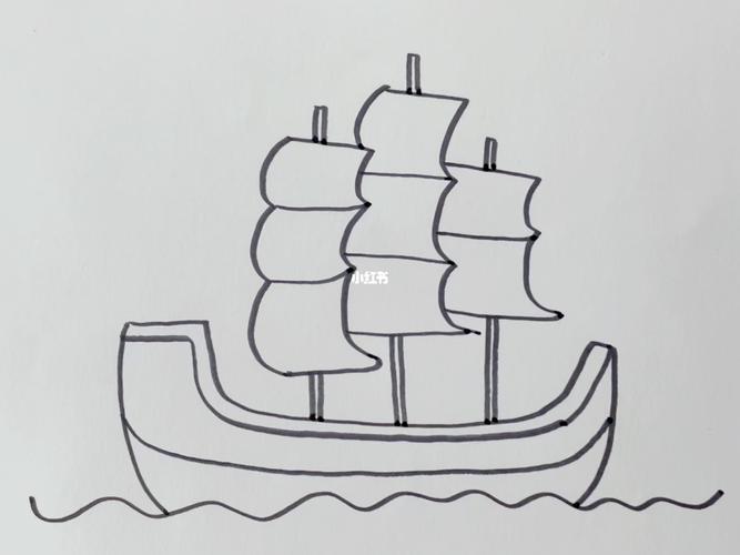 简笔画帆船类