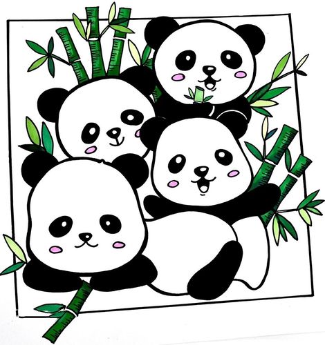 弘文书画馆美术课程之《熊猫宝宝》一到三年级篇