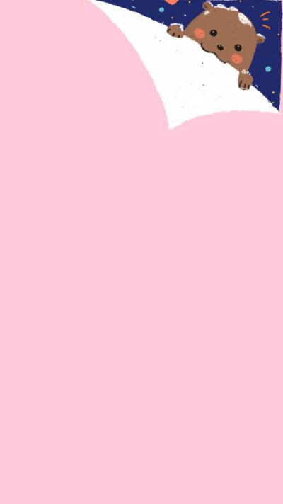 手机壁纸白色粉色简约