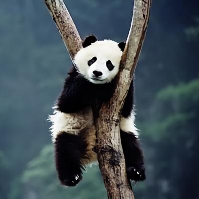 熊猫头像可爱呆萌