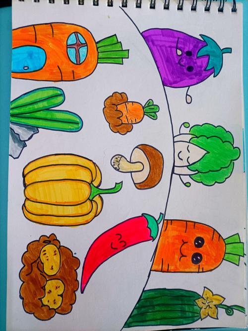 幼儿园蔬菜简笔画