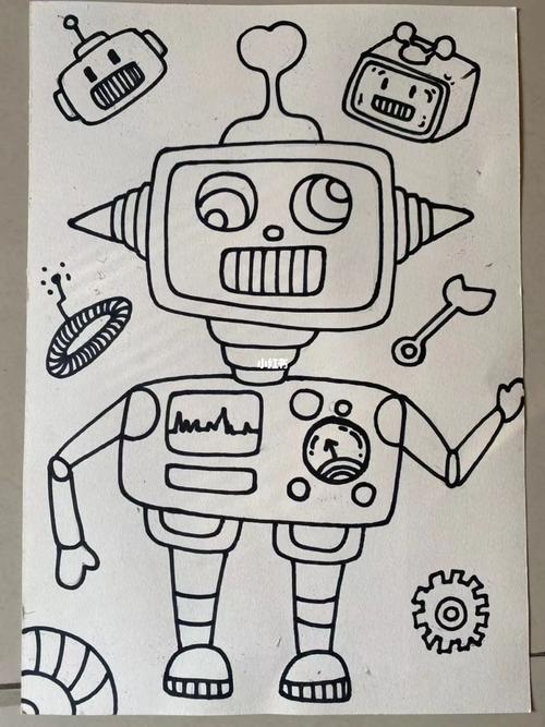 儿童画机器人06