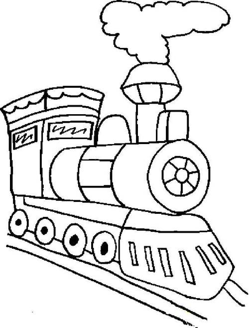 火车简笔画 火车简笔画 儿童简笔画
