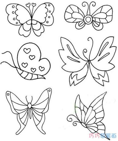 蝴蝶的画法简单又可爱蝴蝶的画法简单又可爱图片