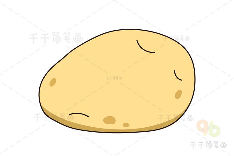 土豆简笔画 可爱