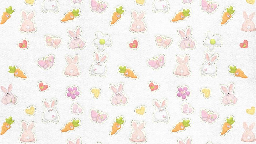 兔子爱吃胡萝卜壁纸
