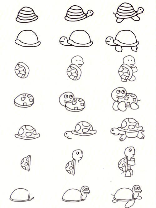 简笔画怎么画小乌龟
