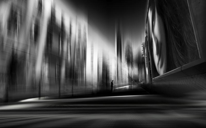 印象主义:灰色的阴影 梦幻摄影黑白风光风景宽屏壁纸壁纸图片
