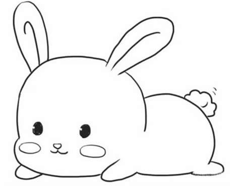 幼儿小白兔最简单简笔画