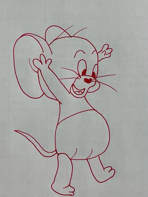 简笔画猫和老鼠泰菲有教程