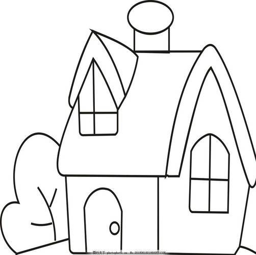 简笔画房子素材大全|10种不同房子画法,看看你喜欢哪一个?