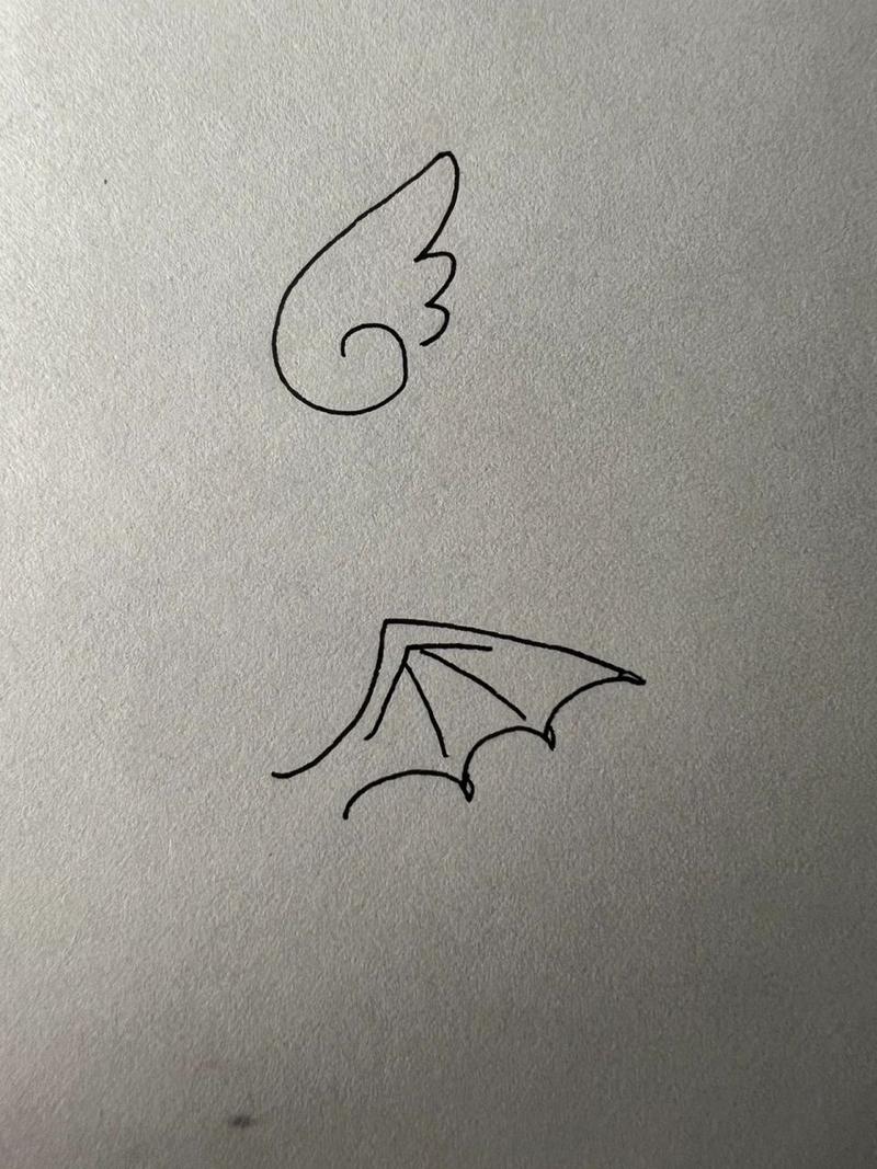 天使恶魔小翅膀绘画教程   小翅膀天使恶魔