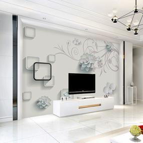 壁纸电视背景墙设计图案
